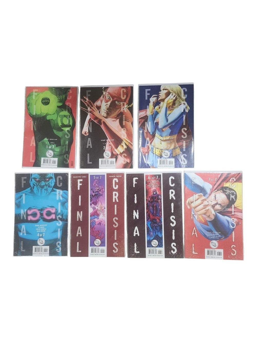 FINAL CRISIS COMIC BOOK, COMPLETE SERIES, ISSUES 1-7, GREAT CONDITION!